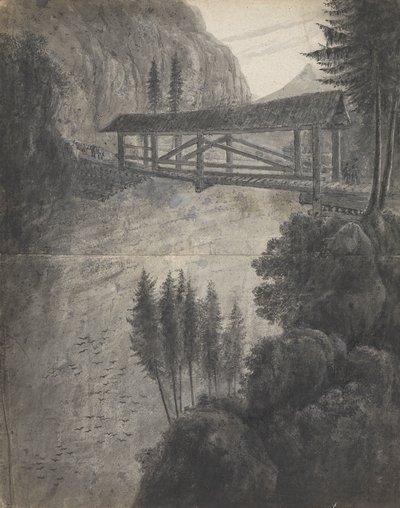 Grisons, Looking to Glarnisch (Switzerland) Mountains by Isaac Weld
