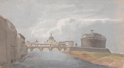 On the Tiber, Castle of St. Angelo by Isaac Weld