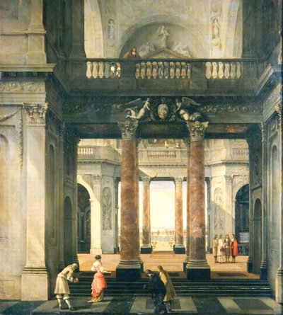 Hall of a Palace by Isaac van Nickele