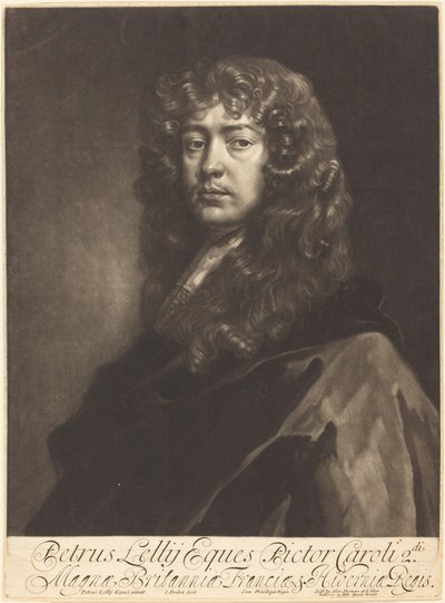 Sir Peter Lely by Isaak Beckett after Sir Peter Lely