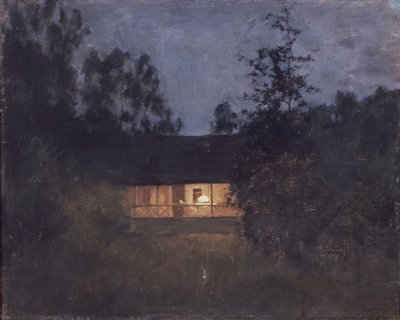 Country House at Twilight by Isaak Ilyich Levitan