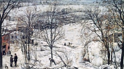 Countryside in Winter by Isaak Israilevich Brodsky