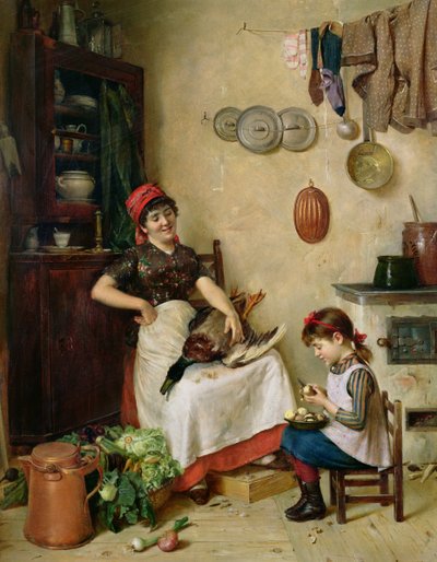 A Helping Hand by Isidor Kaufmann