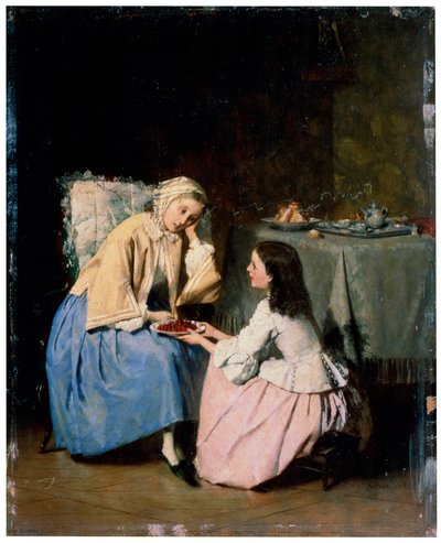 At the Sick Friend by Isidore Patrois