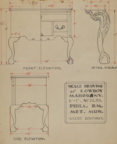 Lowboy by Isidore Sovensky