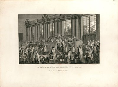 Coup of 18 Brumaire by Isidore Stanislas Helman
