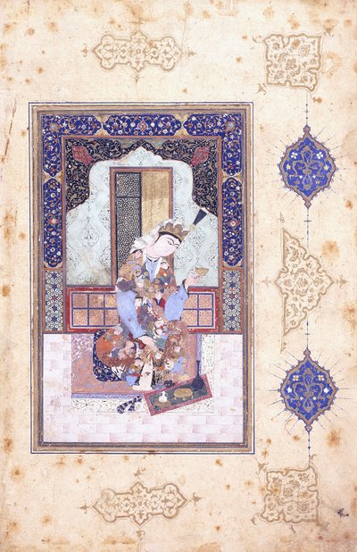A Seated Princess by Islamic School