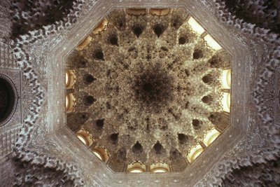 Ceiling of the Hall of the Abencerrajes by Islamic School