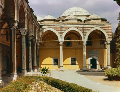 Interior courtyard of the Topkapi Palace by Islamic School