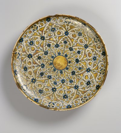 Moorish Lustre Dish by Islamic School