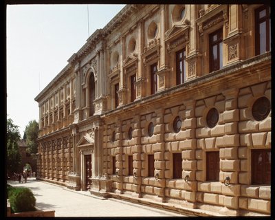 View of the Palace of Charles V by Islamic School