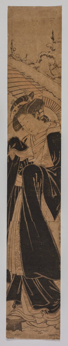 Beauty in Snow by Isoda Koryusai
