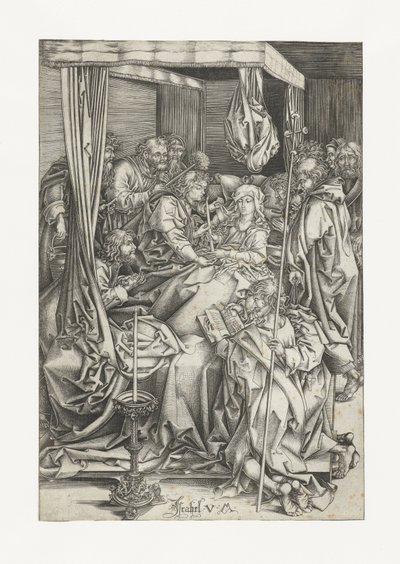 The Death of Mary by Israhel van Meckenem