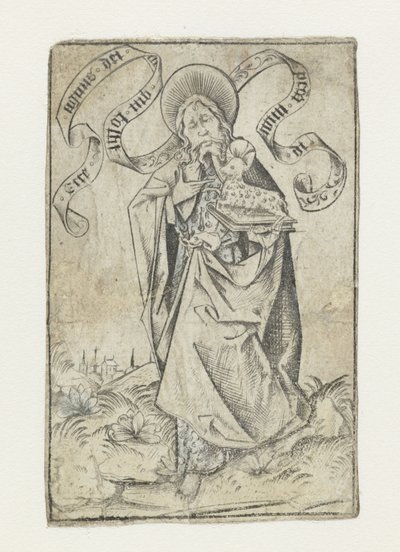 John the Evangelist by Israhel van Meckenem