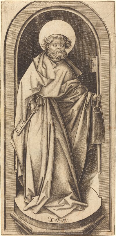 Saint Peter by Israhel van Meckenem