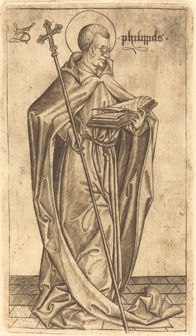 Saint Philip, c. 1470-1480 by Israhel van Meckenem
