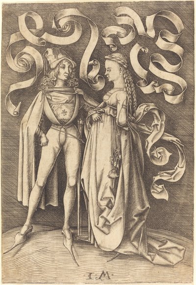 The Knight and the Lady by Israhel van Meckenem