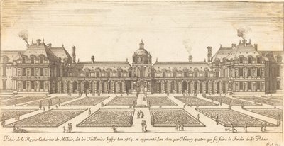 Palace of Queen Catherine de Medici by Israël Silvestre