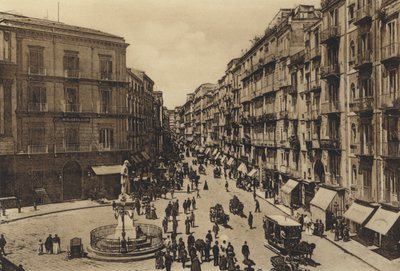 Naples: Via Roma formerly Toledo by Italian Photographer