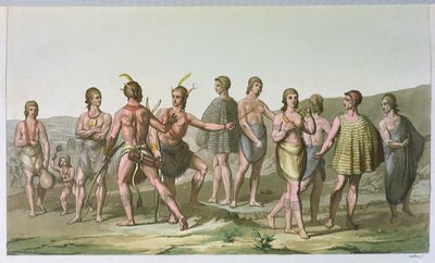 American indians from South Carolina by Italian School