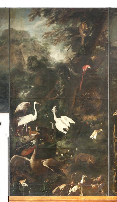 Animals, Myth of Orpheus (detail) by Italian School