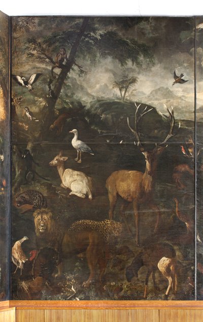 Animals, Myth of Orpheus (detail) by Italian School