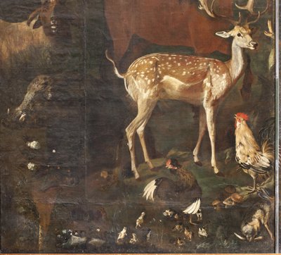 Animals, Myth of Orpheus (detail) by Italian School