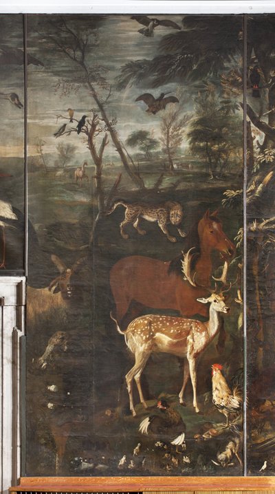 Animals, Myth of Orpheus (detail) by Italian School