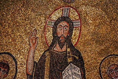 Apse detail with Christ by Italian School