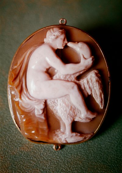 Cameo of Leda and the Swan by Italian School