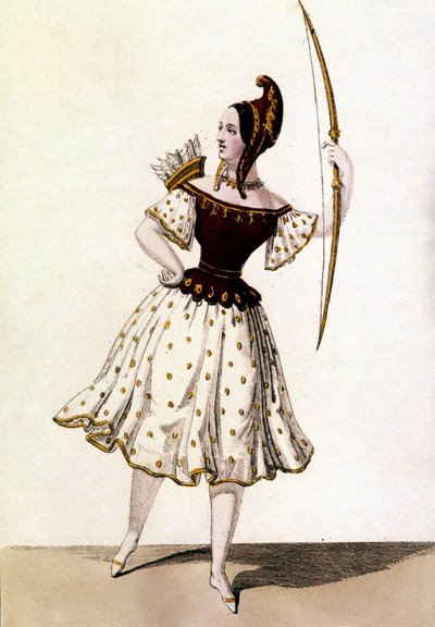Costume design for the opera by Italian School