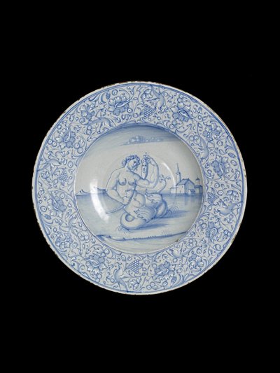 Dish with a Siren, Venice by Italian School
