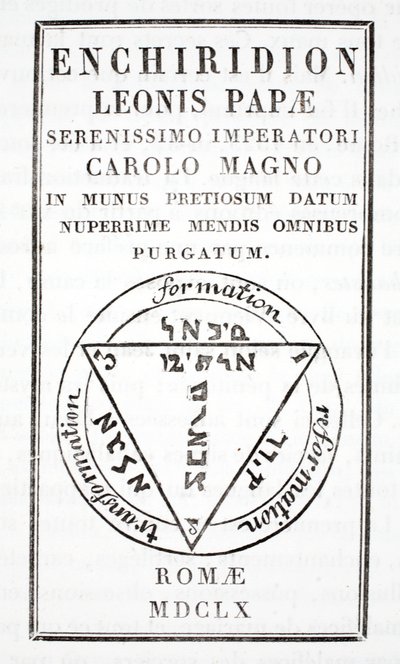 Grimoire of Pope Leo III by Italian School