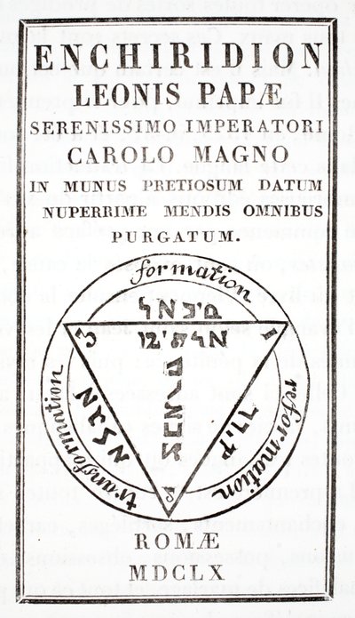 Grimoire of Pope Leo III by Italian School