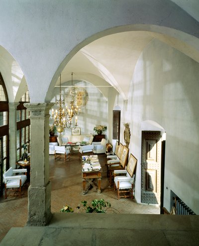 Hall of the Villa Il Trebbio by Italian School