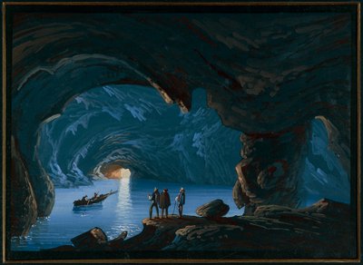 Island of Capri, the Blue Grotto by Italian School