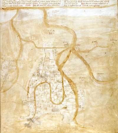 Map of Venice by Italian School