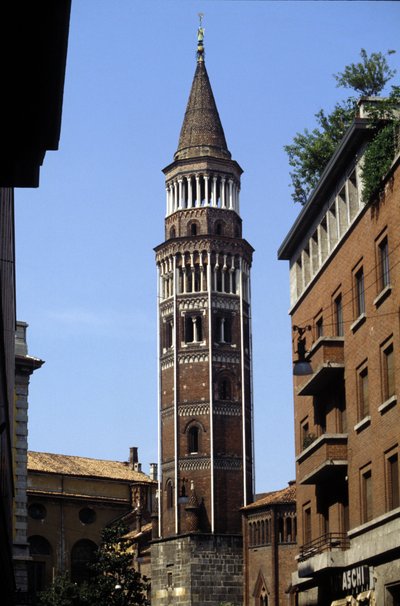 Milan: the bell tower of San Gottardo by Italian School