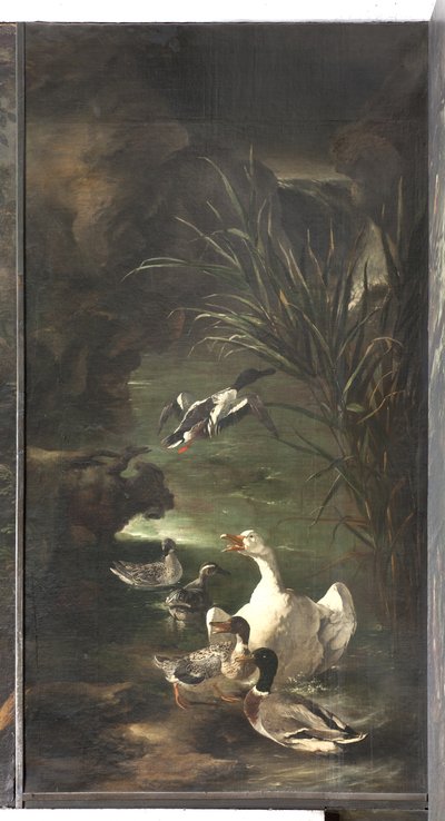 Myth of Orpheus: Swan and Ducks by Italian School