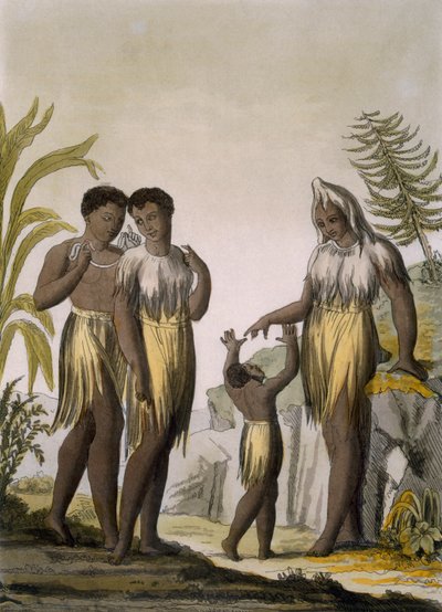 Natives of Cazegut, West Africa, c.1820s-30s by Italian School