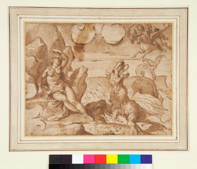 Perseus Rescuing Andromeda by Italian School