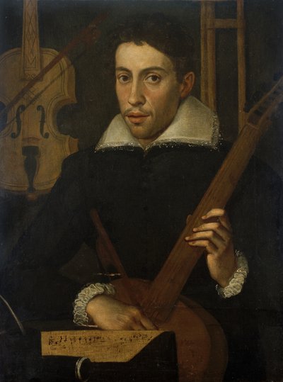 Portrait of a Musician, c. 1570-1590 by Italian School