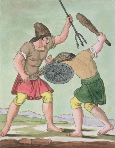 Roman Gladiators, from L
