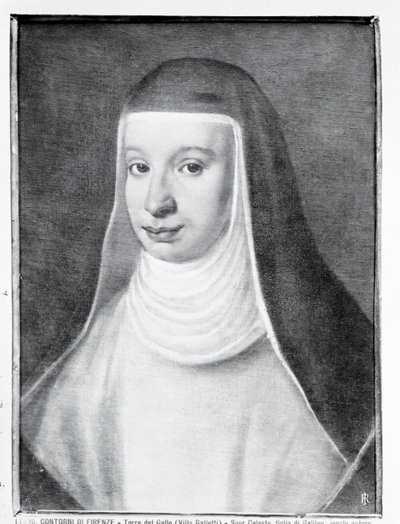 Sister Celeste, daughter of Galileo by Italian School
