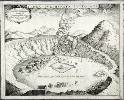 Solfatara Volcano, Pozzuoli, Naples by Italian School