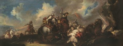 The Battle of the Cavaliers by Italian School