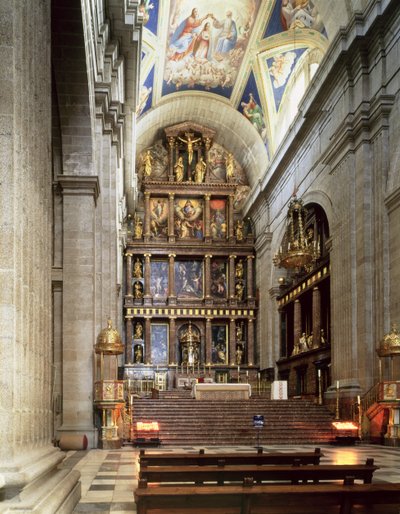 The High Altar in the Basilica by Italian School