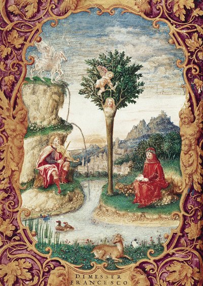 The Poet, Laura de Noves by Italian School
