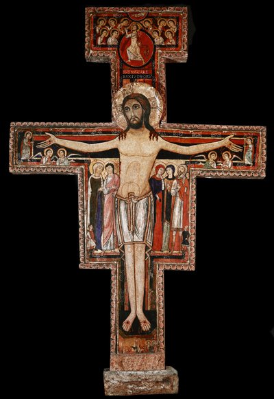 The San Damiano Cross, c.1100 by Italian School