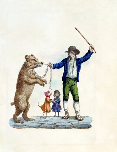 The dance of the bear by Italian School